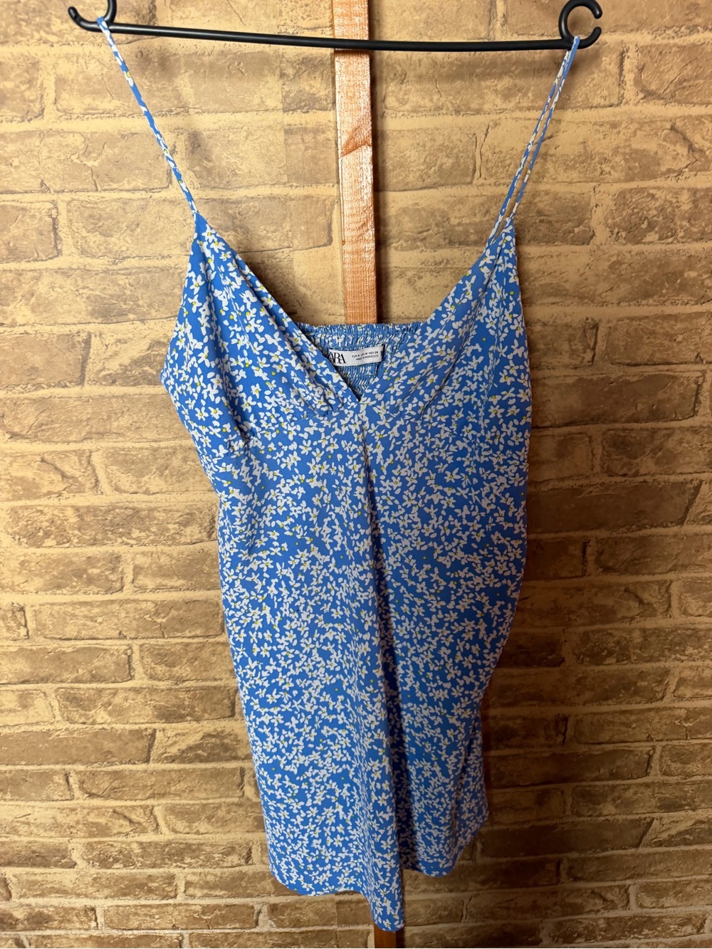 Zara blue mini dress medium